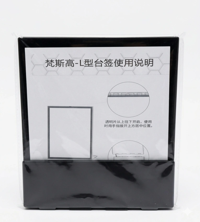 A5 Porte-affiche en acrylique avec base en aluminium, support en plastique transparent pour affichage de table, présentoirs en plastique A5, support de menu double face pour tables